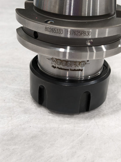 ACCUPRO Collet Chuck 0.078 to 0.787" Capacity, ER Collet, Taper Shank 80265333