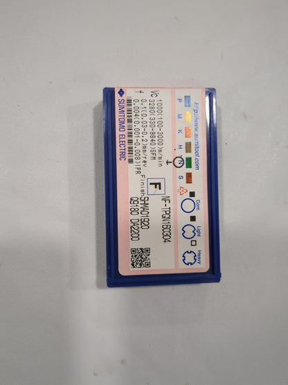 SUMITOMO NFTPG321DA2200 Polycrystalline Diamond Turning Insert 16CDBAS