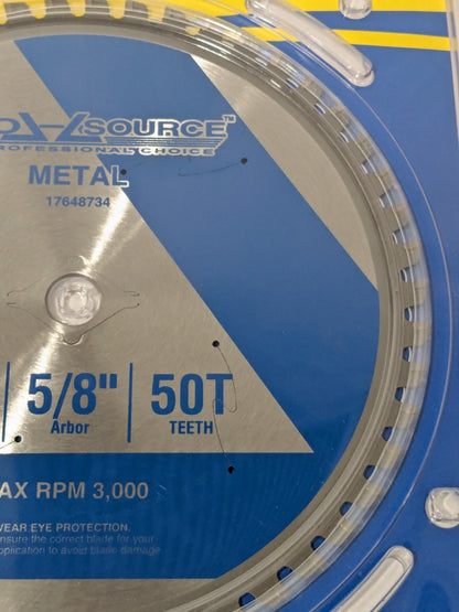 PRO-SOURCE Wet & Dry Cut Saw Blade: 8" Dia, 5/8" Arbor Hole 17648734