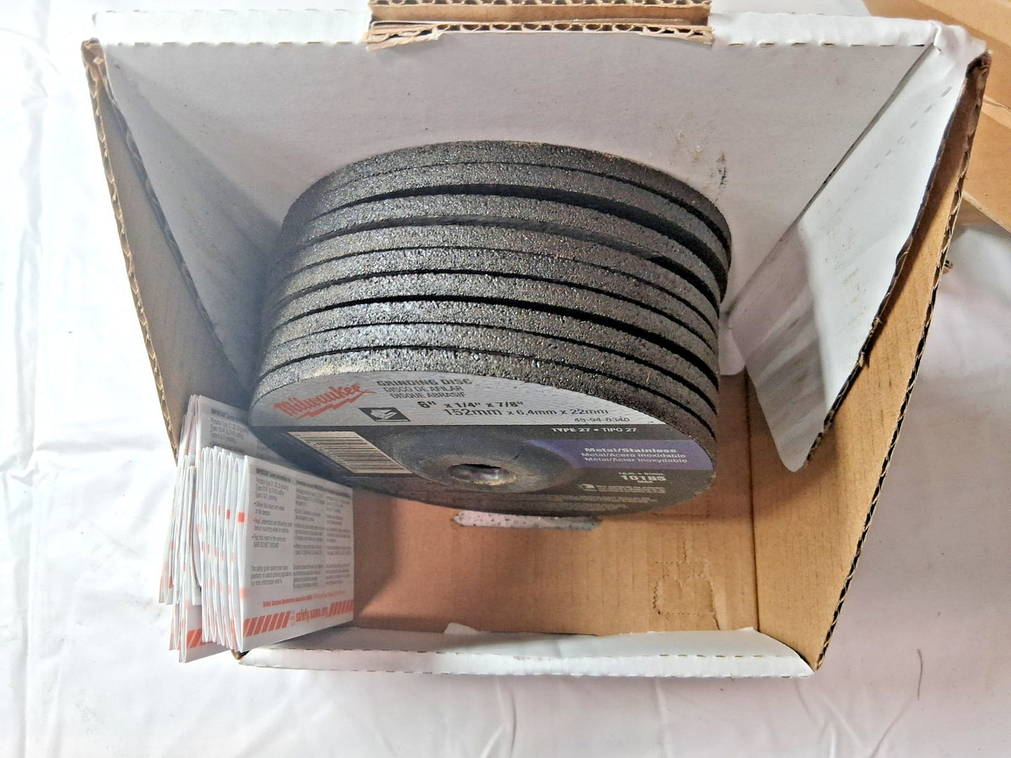 Depressed-Center Aluminum Oxide Wheel Type 27 QTY9 49-94-6340