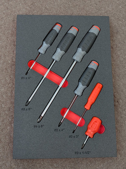Proto 230 PC. Mixed Hand Tool Set w/ Foam Inserts SAE / Metric 3/8", 1/2" Drive