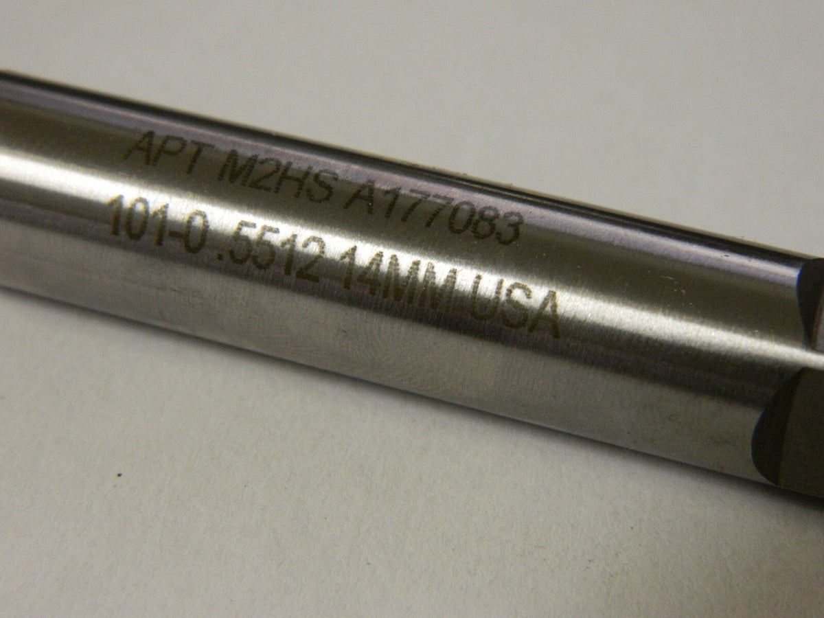 Alvord Polk 0.5512" Diam Straight Shank 3-1/4" Flute Length   Hand Rea