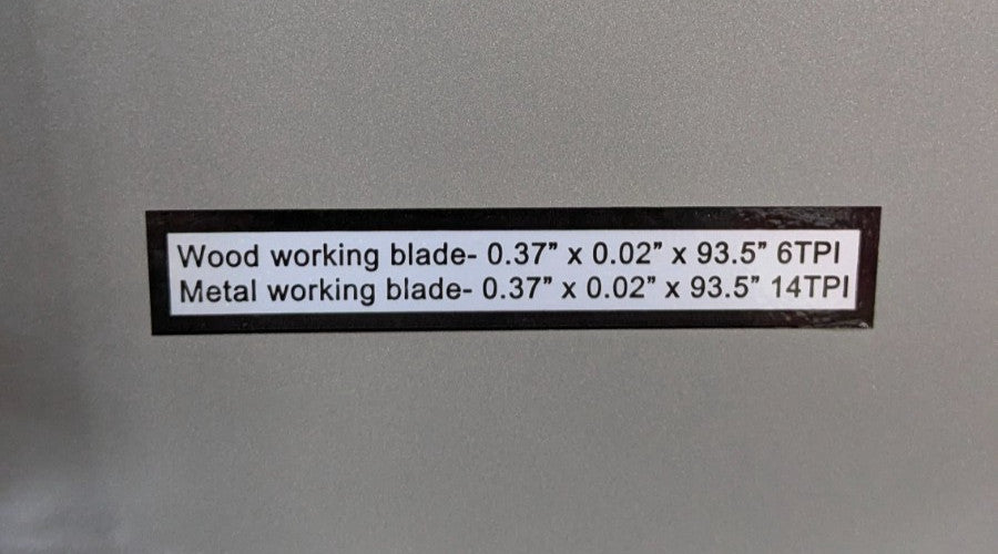 JET J8201-K Vertical Bandsaw  13-1/2" Depth  115V 1HP   *SCRATCH &amp; DENT
