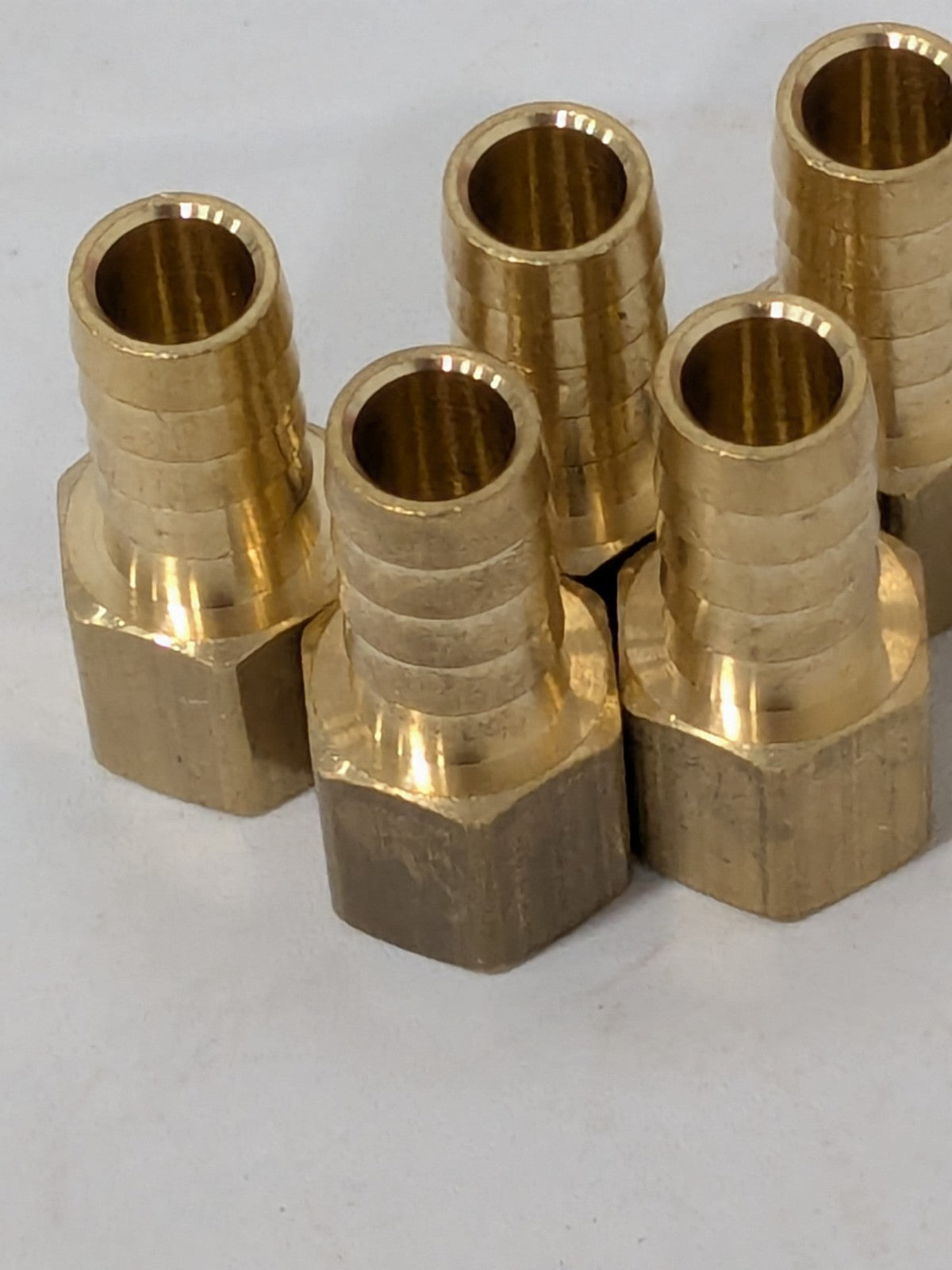 PARKER Barbed Hose Fitting: 3/8" x 1/2" ID Hose Qty 5 11326