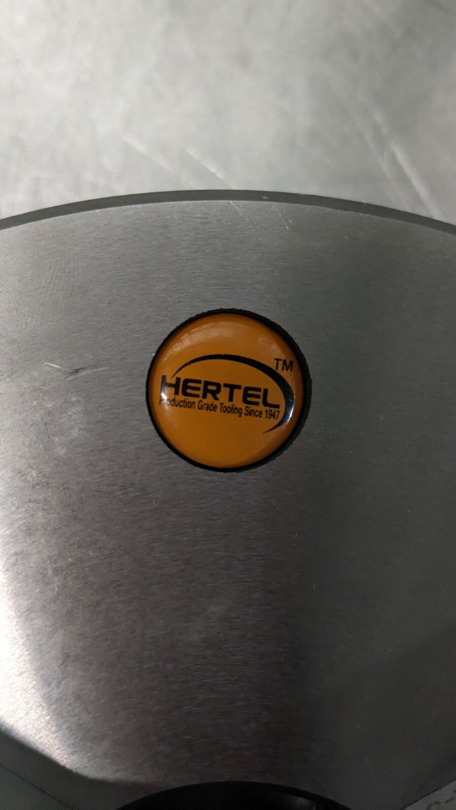 HERTEL Manual Lathe Chuck 8 Dia 3 Jaws Self-Centering Solid Jaws 2,500 Max RPM