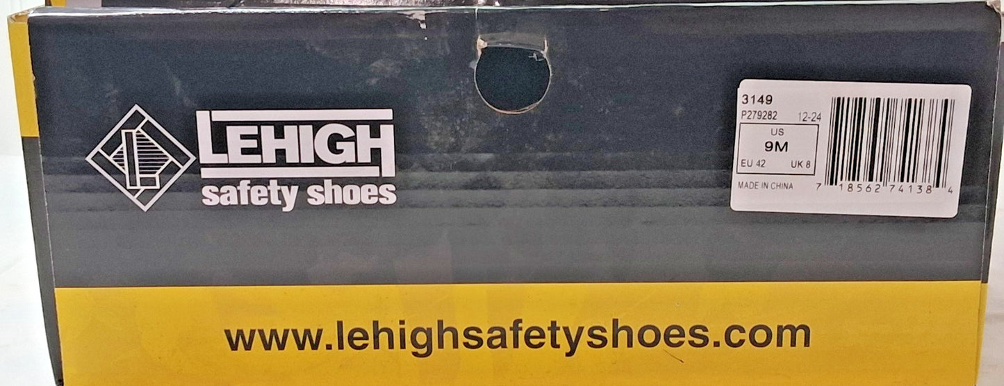 Lehigh Dielectric Waterproof Rubber Work Boots Steel Toe Unisex Size9M 3149