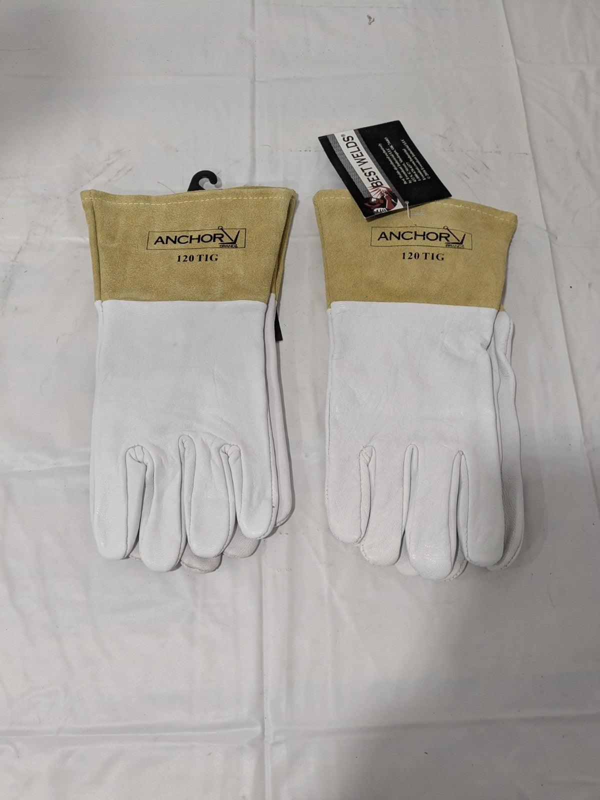Anchor Capeskin Welding Gloves, X-Large, 4" Gauntlet Qty 2 Pairs 902-120TIG-XL