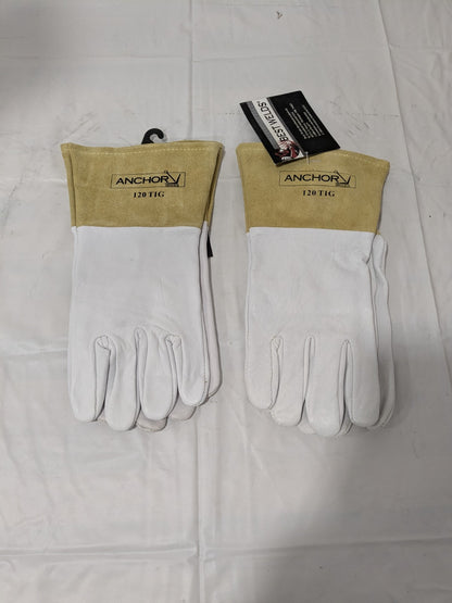 Anchor Capeskin Welding Gloves, X-Large, 4" Gauntlet Qty 2 Pairs 902-120TIG-XL