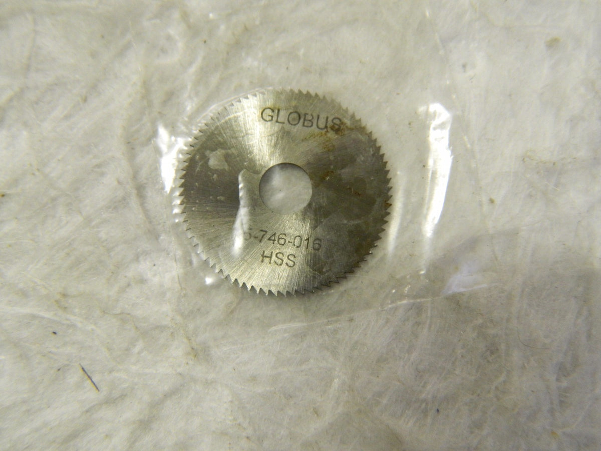 Globus Jeweler's Saw 1" Dia x 0.014" Blade HSS 76T 5PK #03289147