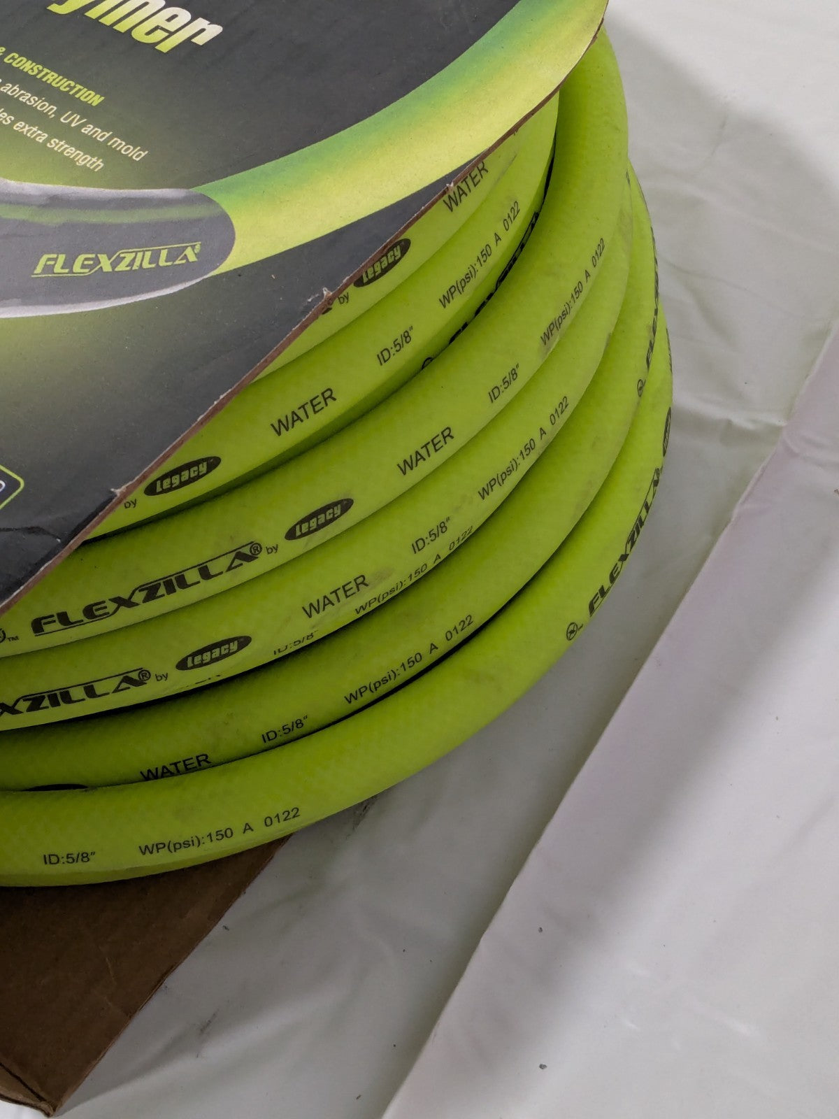 Legacy Garden Hose: 100 ft, 3/4" GHT Thread, Hybrid Polymer, 150 psi HFZG51
