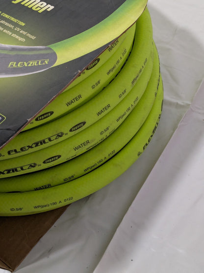 Legacy Garden Hose: 100 ft, 3/4" GHT Thread, Hybrid Polymer, 150 psi HFZG51