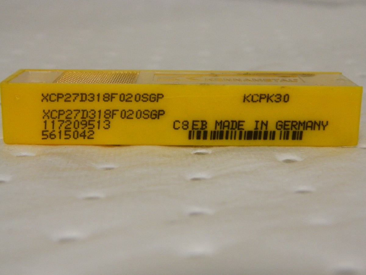 Kennametal Carbide Turning Insert XCP27D318F020SGPKCPK30 QTY 7 56150427