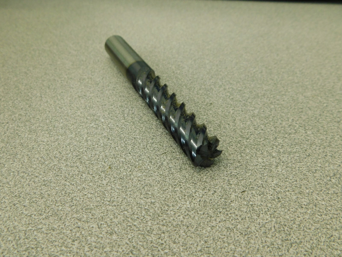 Weldon Spiral Flute Twist Drill 5FL 1/2" Dia 1/2" Shank 2" LOC WM