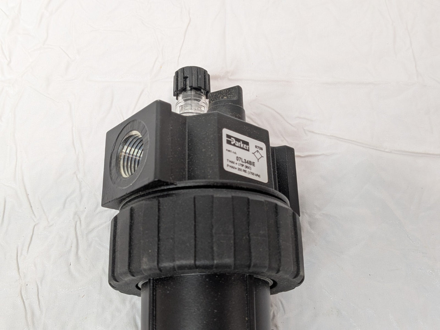 Parker Standard Compressed Air Lubricator 1/2" Port NPT Ends 90 CFM 07L34BE