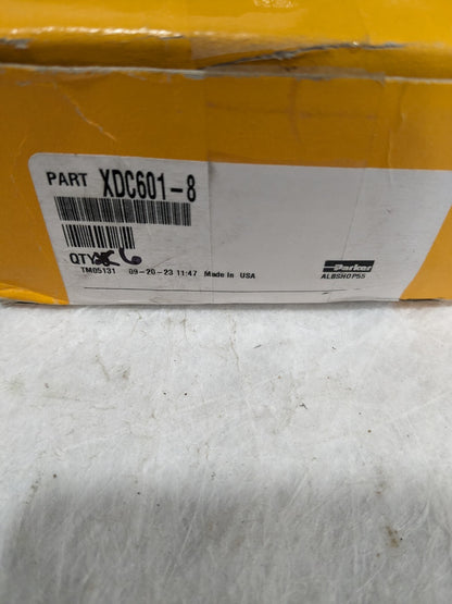 PARKER 1/2" Pipe, Male Pipe Drain Cock & Shutoff Valve Qty 6 XDC601-8