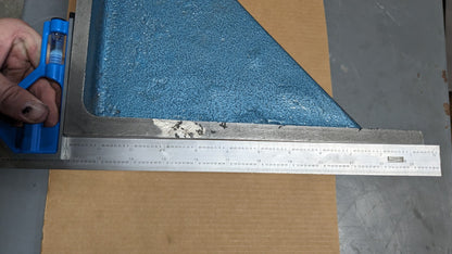 Machined Angle Plate 12" x 12" x 12" Cast Iron Flat Surface Doubl