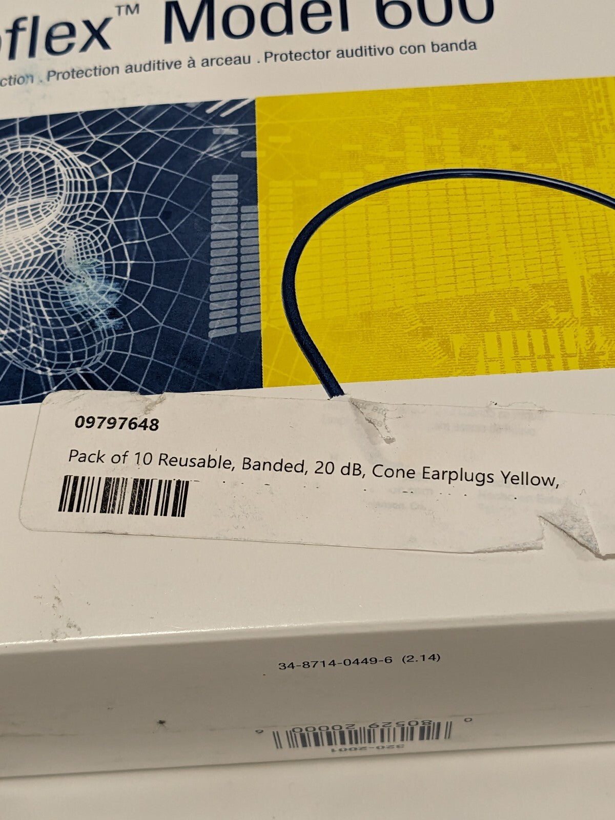 3M Earplugs: 17 dB, Foam, Cone, Push-In Stem, Uncorded Qty 10 7000002297