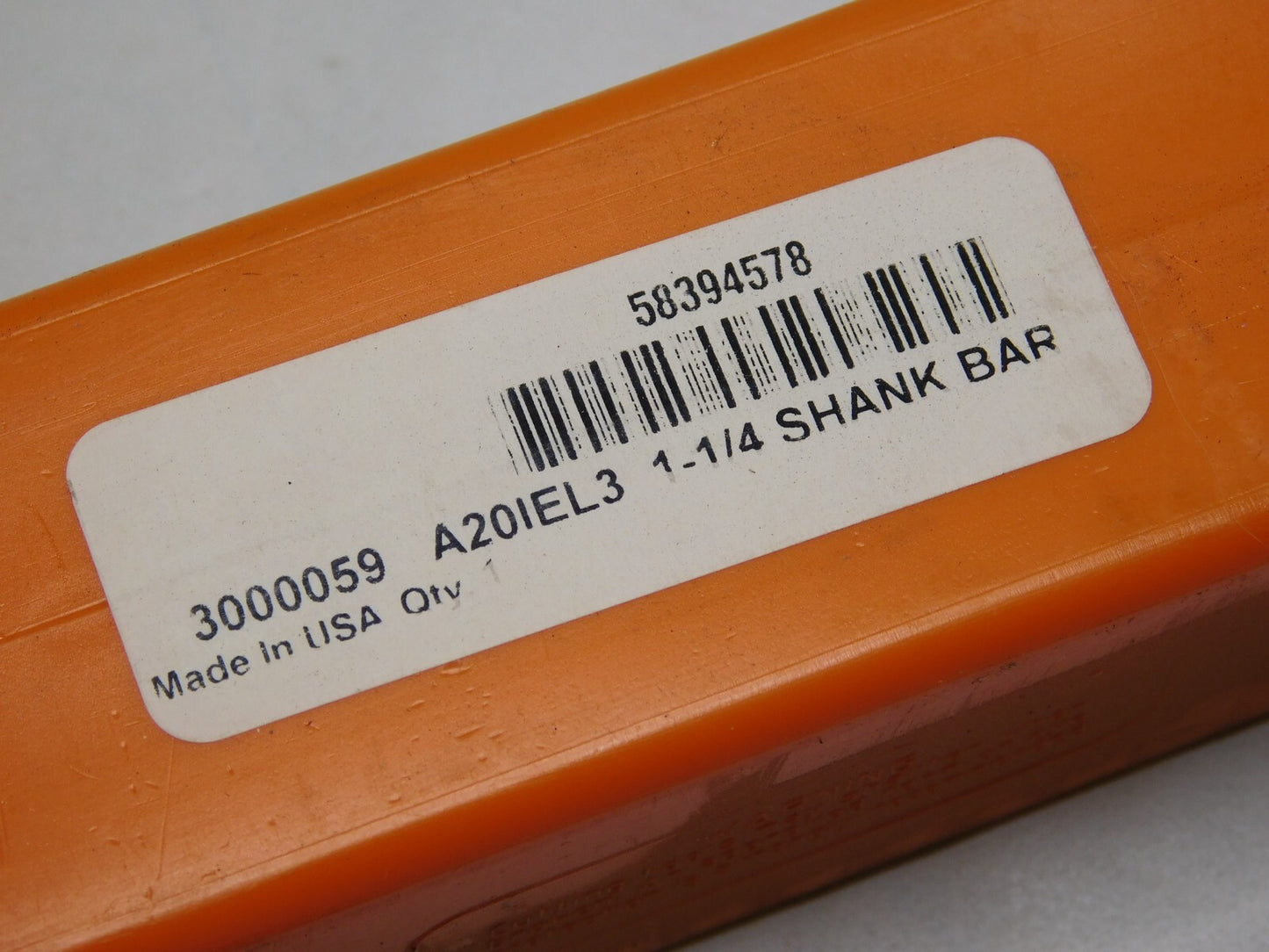 Hertel Indexable Grooving Toolholder LH 1-1/4" SD A20IEL3 3000059