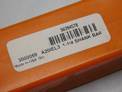 Hertel Indexable Grooving Toolholder LH 1-1/4" SD A20IEL3 3000059