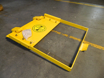 FabEnCo Self Closing Rail Safety Gate Powder Coated Carbon Steel G72-27PC REPAIR