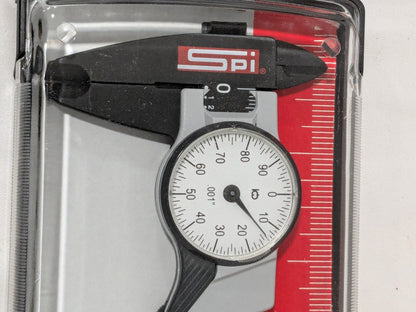 SPI Super Polymid Inch Dial Caliper with White Dial: 0" - 6" Range 30-