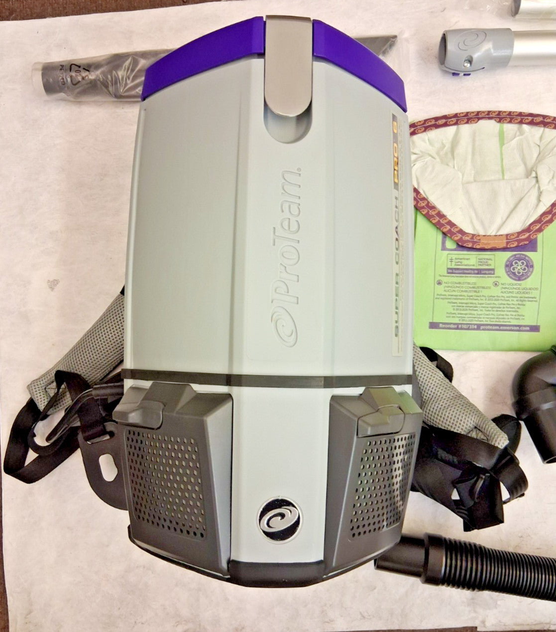 ProTeam Backpack Vacuum Cleaner 107497