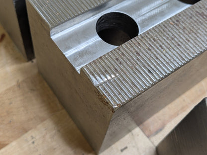 Set of 3 H&amp;R Mfg. Square Soft Jaws for 25" to 31-1/2" Lathe Chucks