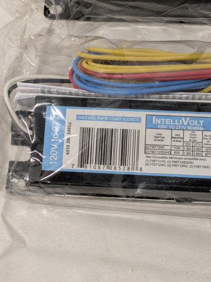 Advance Lamp Fluorescent Electronic Ballast 110W 120-277V Qty 2 ICN-2S110-SC