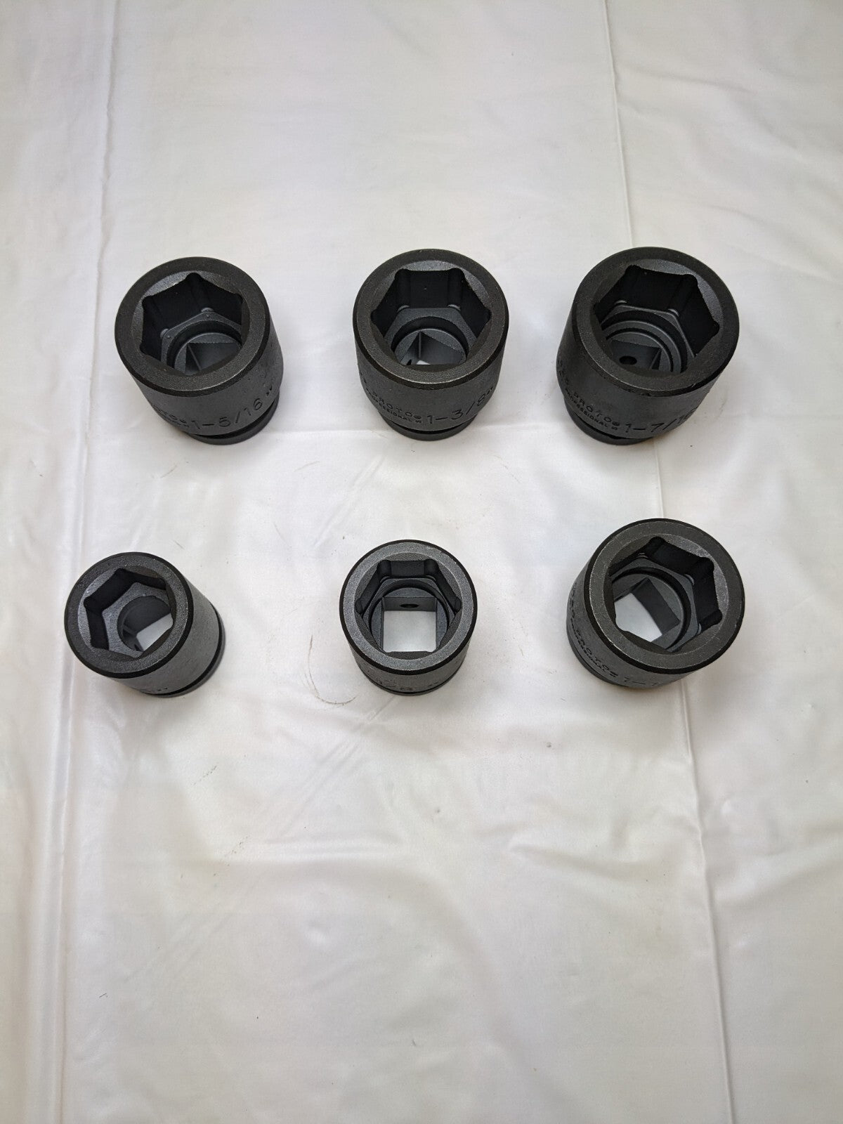 PROTO Deep Impact & Standard Socket Set: 6 Pc 1 to 1-1/2" J73103 INCOMPLETE