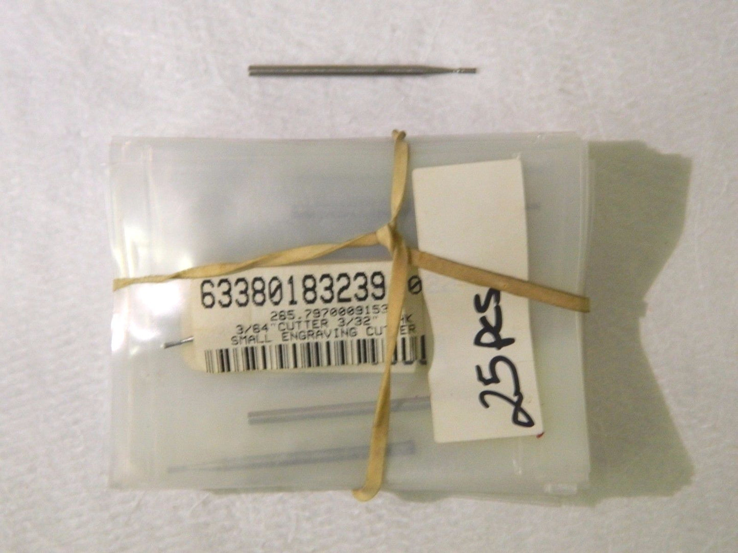 Precision Burr 3/64" x 3/32" x 1.875" Single Cut 25 Pack #265.797