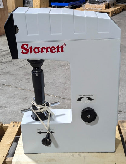 Starrett Bench Top Hardness Tester  Rockwell A - K   Shipping Damage