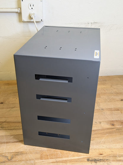 Durham Steel Rack w/ Handle for Large Plastic Compartment Boxes 291-95