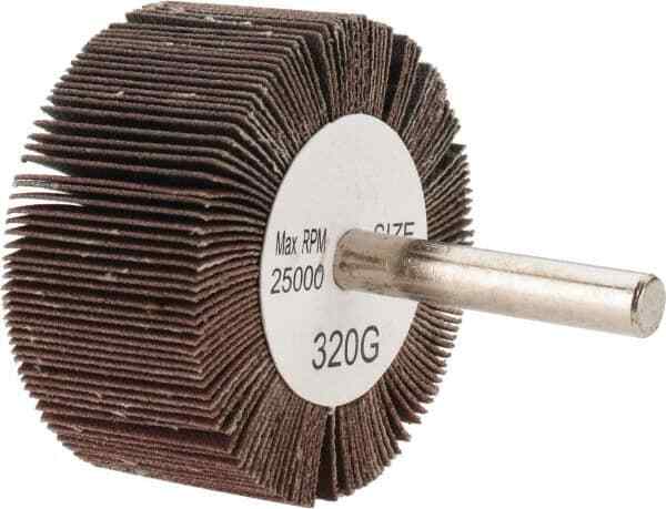 Tru-Maxx Alum Oxide Coated Mounted Flap Wheel 2" x 1" Extra Fine Qty 1