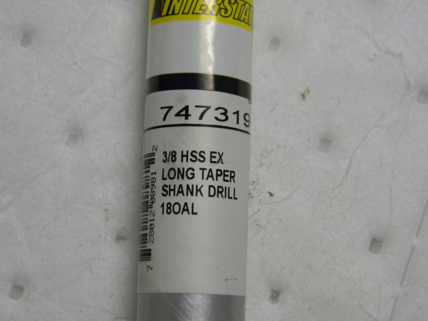 Interstate High Speed Steel Taper Shank Drill Bit 3/8" 1MT 118° 74731902