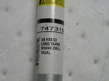 Interstate High Speed Steel Taper Shank Drill Bit 3/8" 1MT 118° 74731902