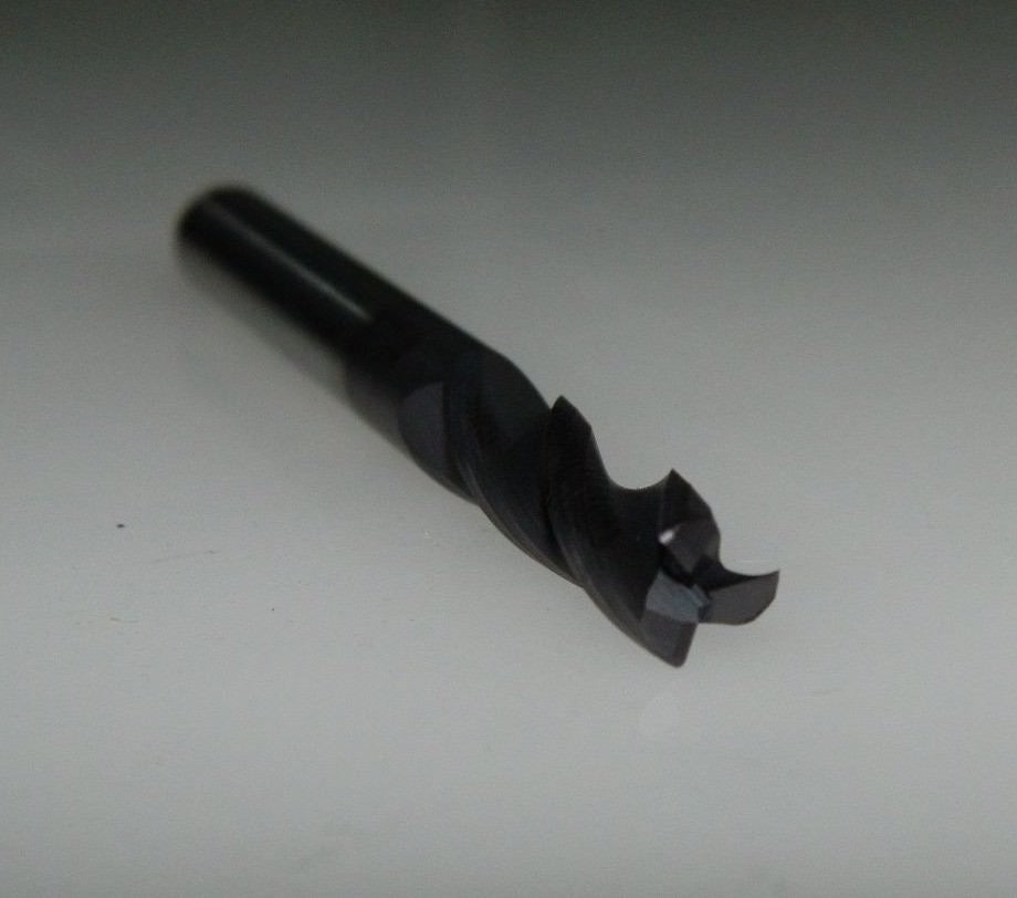 Metal Removal Corner Radius End Mill 1/4" Mill Diam 0.015 to 0.020" 3F