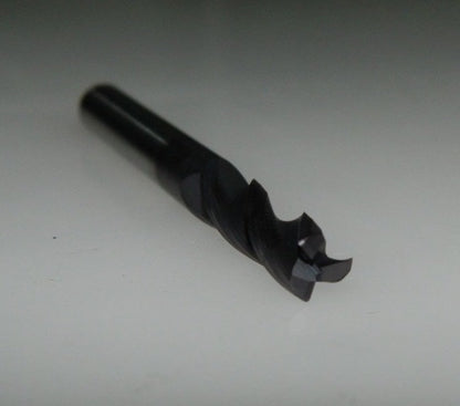 Metal Removal Corner Radius End Mill 1/4" Mill Diam 0.015 to 0.020" 3F