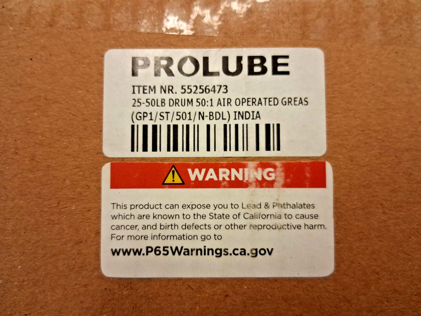 Pro-Lube Aluminum & Steel Air-Operated Drum Pump 55256473