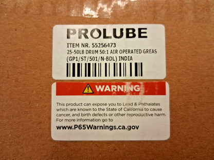 Pro-Lube Aluminum & Steel Air-Operated Drum Pump 55256473