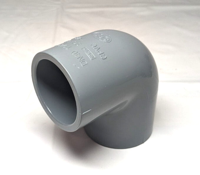 PRO-SOURCE  1-1/2" CPVC Plastic Pipe 90° Elbow *QTY 8*  90340100409