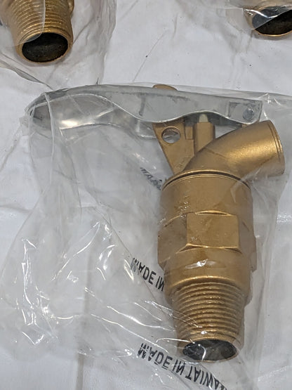VESTIL 3/4" NPT Aluminum Adjustable Drum Faucet Qty 3 DFT-AL