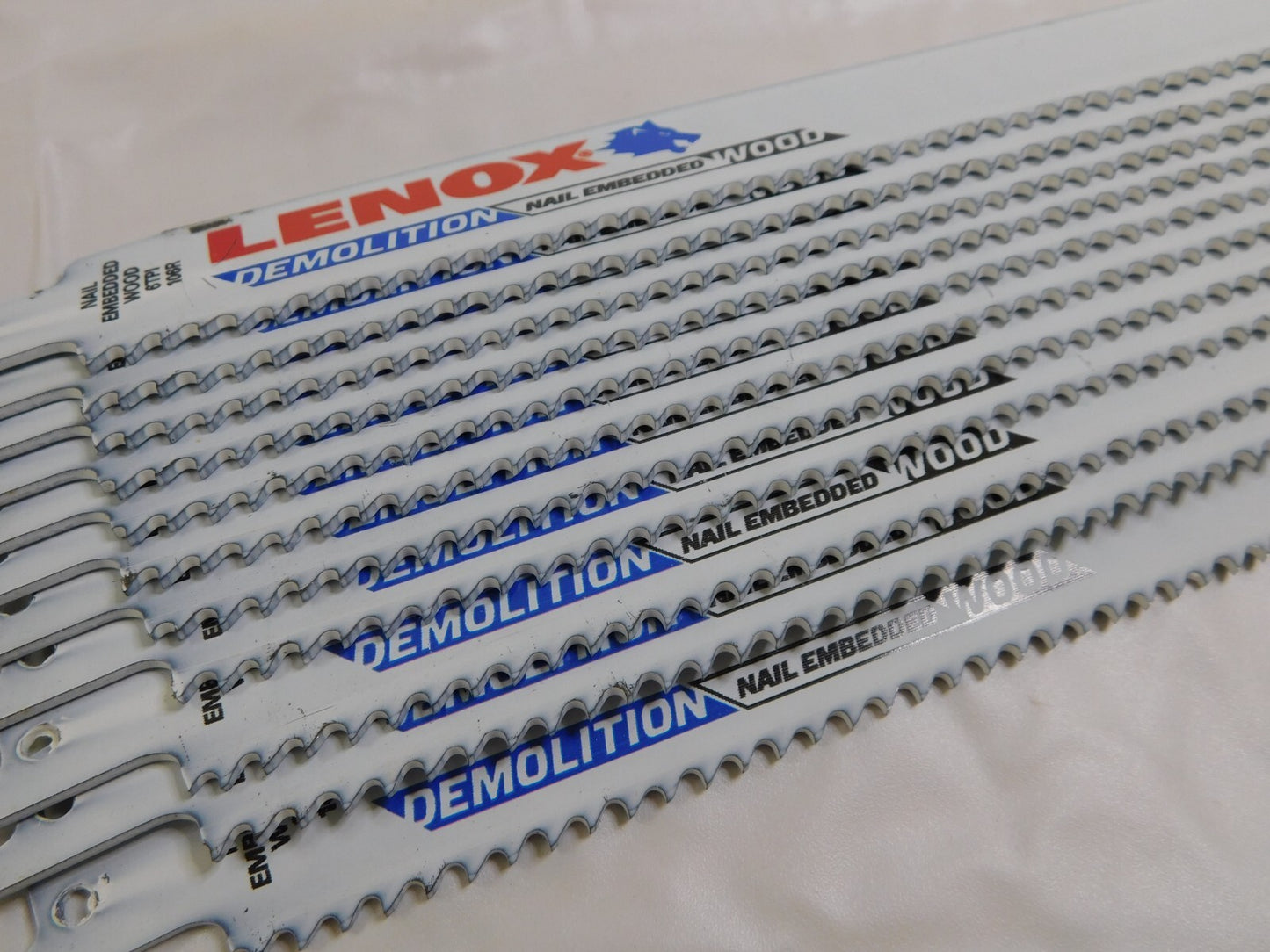 Lenox 12" L x 7/8" Thick Bi-Metal Reciprocating Saw Blades 12Pk 20500106R