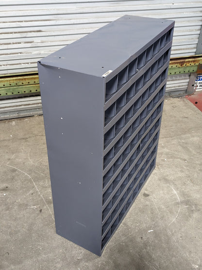 Durham Open Bin Shelving Unit 72 Compartment 34 W x 12 D x 42 H Scratch N Dent
