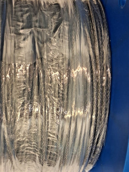 Lift-All Galvanized Steel Aircraft Cable 3/32" Overall Dia 500ft 11633250077