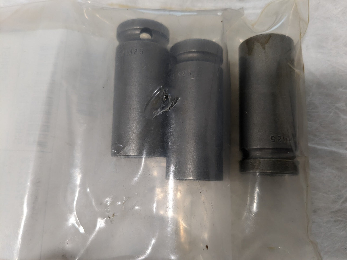 APEX Impact Sockets 3pk: 1/2" Drive, 15mm Socket, Hex Drive M-15MM25