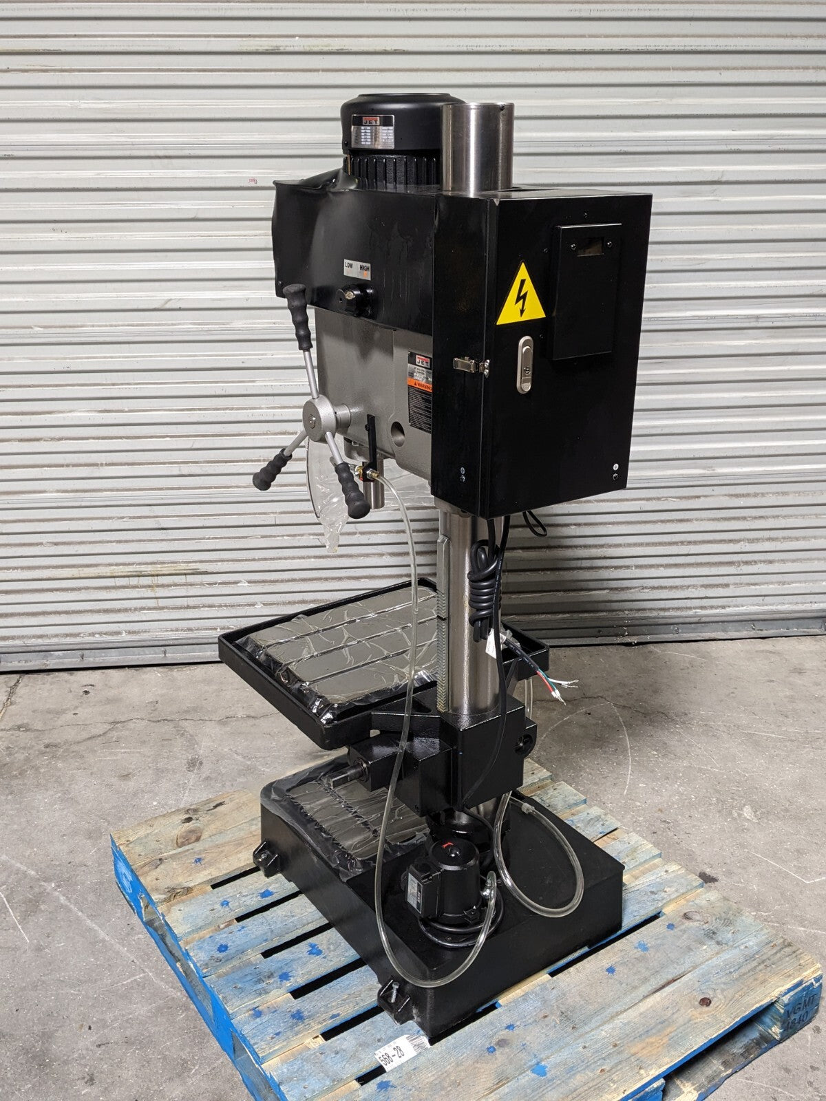Jet EVS Drill Press w/ Tapping 20" Swing 2HP 460v 3 Ph 354226 Damaged
