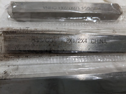 Tool Bit Blanks 4pk: 3/8" Wide, 3/8" High, 3" OAL HSS 360-0067