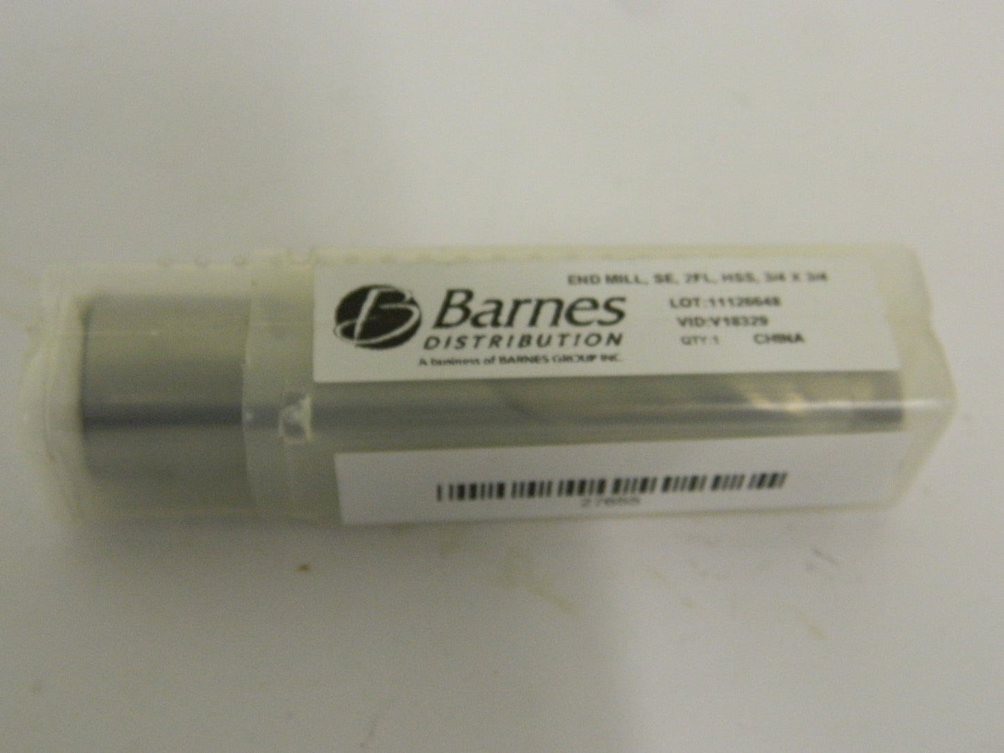 Barnes 1-5/16" LOC 2 FL HSS Square End Mill  QTY 2  27655