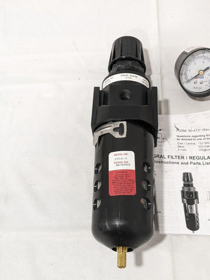 Coilhose Pneumatics 1/2F/R Combo With Gauge 27FC4-G