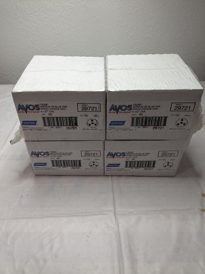 NORTON Fiber Disc: 4-1/2" Disc Dia, 5/8-11 Hole, 60 Grit Qty 40 66261129721